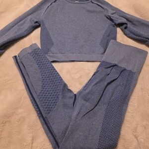 SHEIN Blue Two-Piece Set